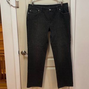 Bullock & Jones Men's Size 40/34 99% Cotton/1% Elastane Denim Jeans. Black.